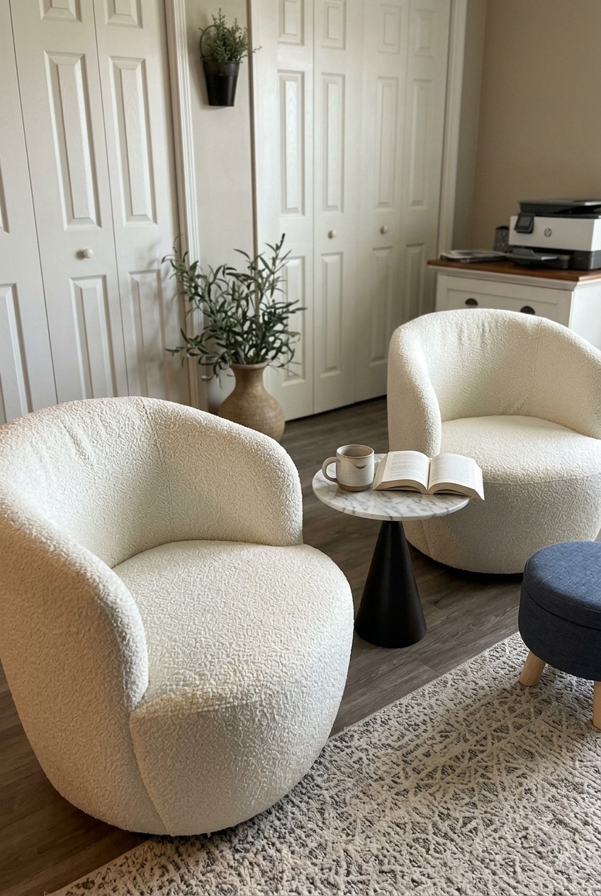 How to Style the Velvet Swivel Accent Chairs Living Room: Design Tips & Palette Ideas
