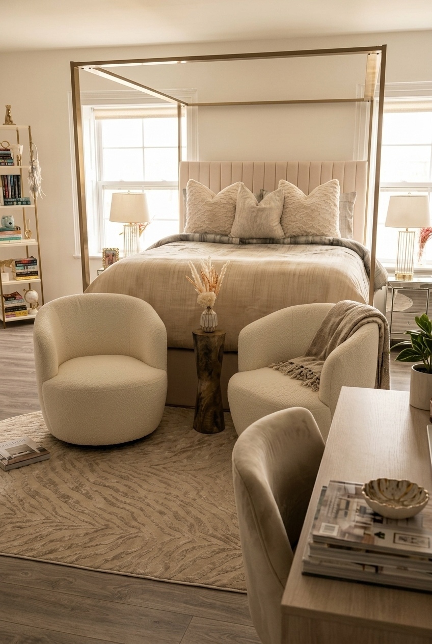 How to Style the Velvet Swivel Accent Chairs Living Room: Design Tips & Palette Ideas