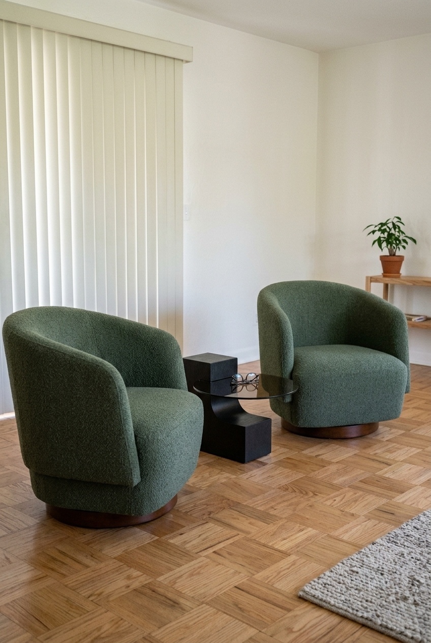 How to Style the Boucle Swivel Accent Chair Bedroom: Design Tips & Palette Ideas