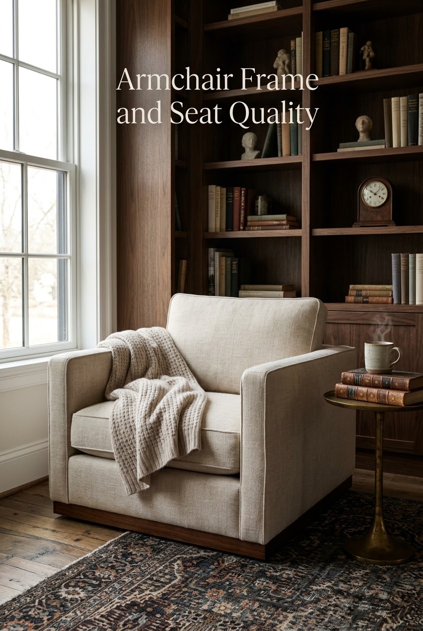 Accent Chairs in Living Rooms Construction and Material Quality Guide