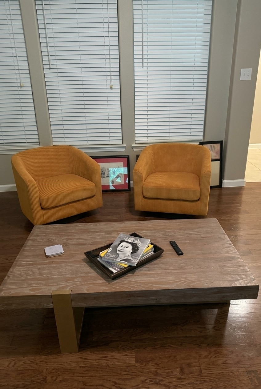 How to Style the Corduroy Swivel Accent Chair For Living Room: Design Tips & Palette Ideas