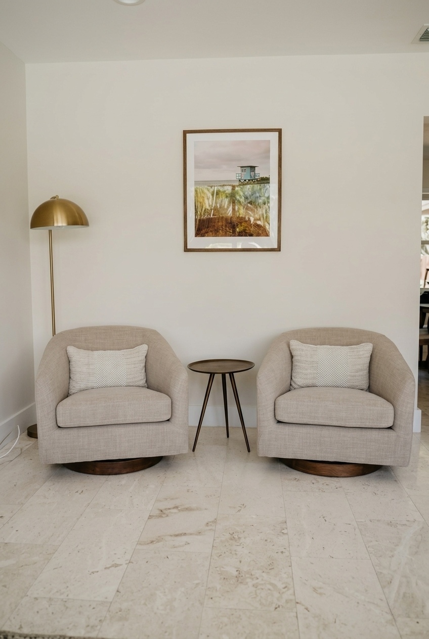 How to Style the Upholstered Swivel Barrel Accent Chair Ideas: Design Tips & Palette Ideas