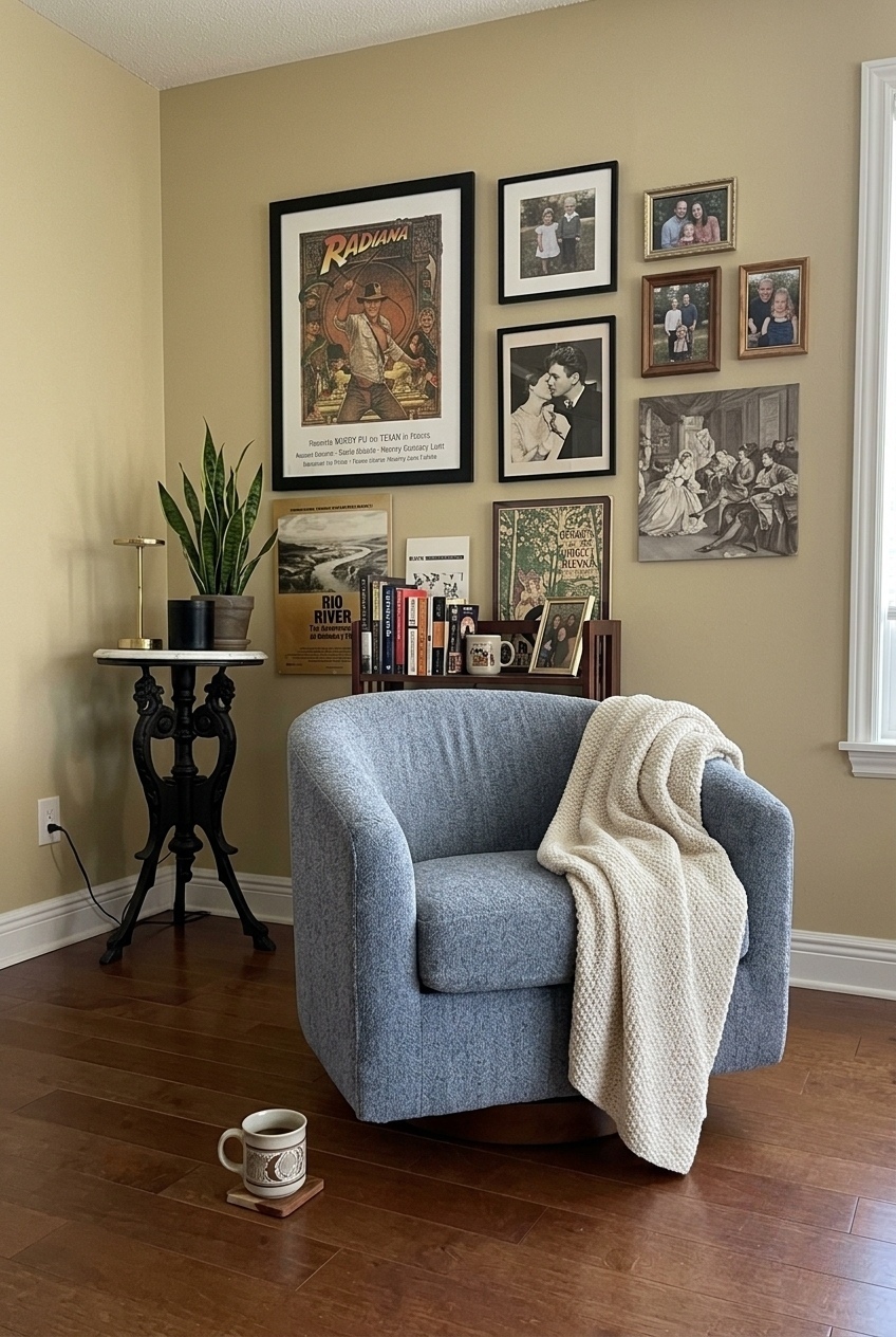 How to Style the Upholstered Swivel Barrel Accent Chair Ideas: Design Tips & Palette Ideas