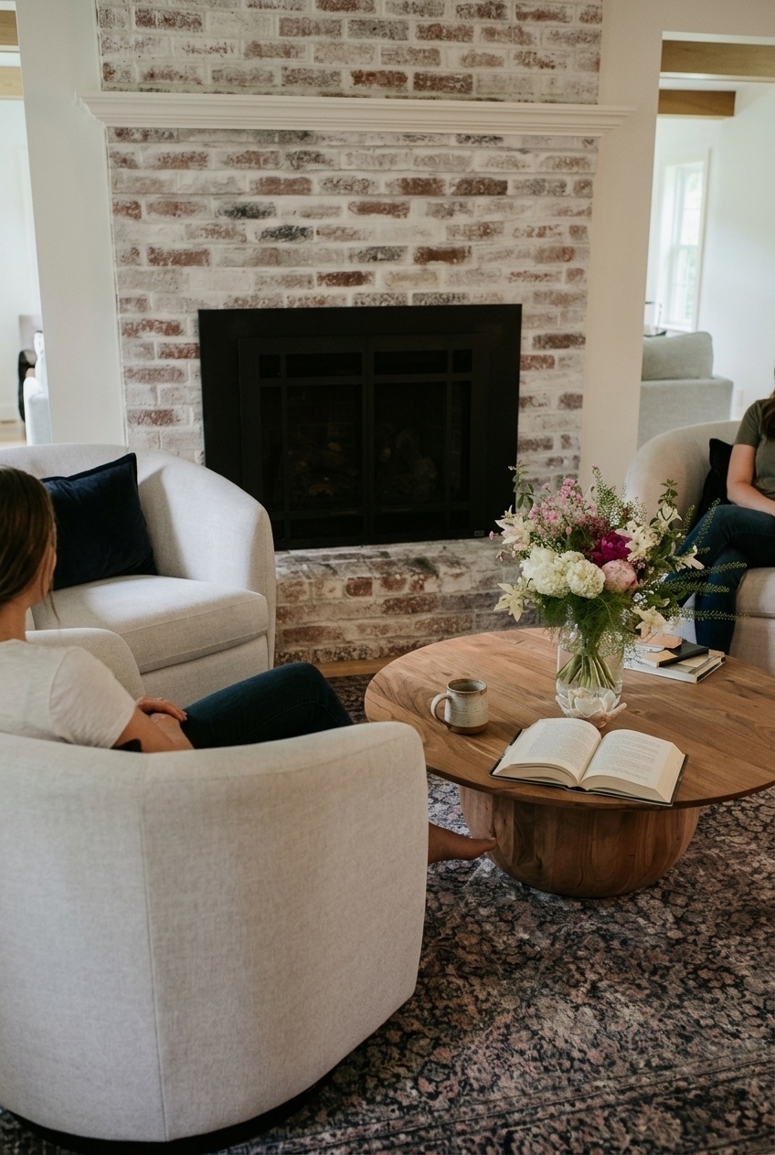 How to Style the Upholstered Swivel Barrel Chair: Design Tips & Palette Ideas