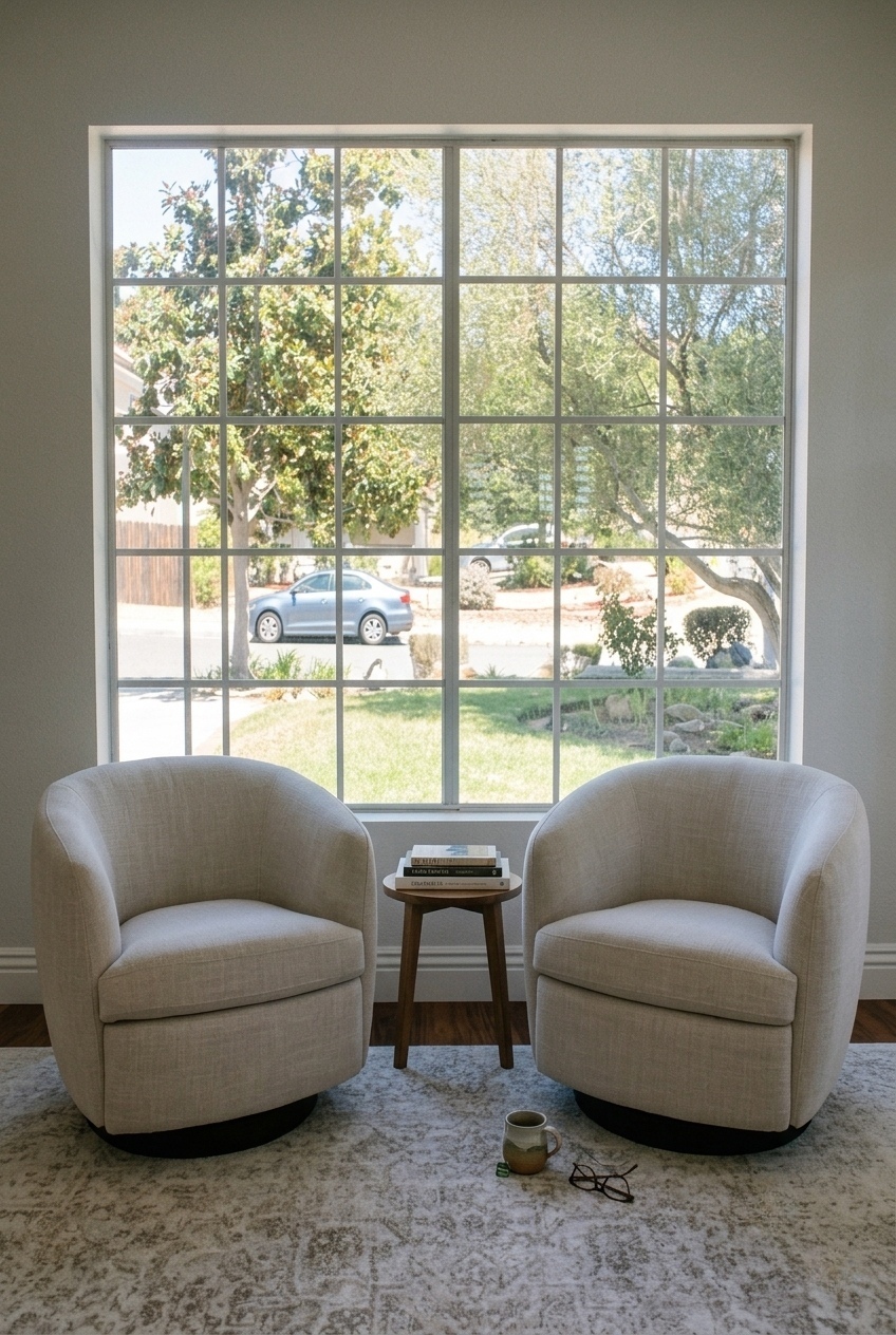 How to Style the Upholstered Swivel Barrel Chair: Design Tips & Palette Ideas