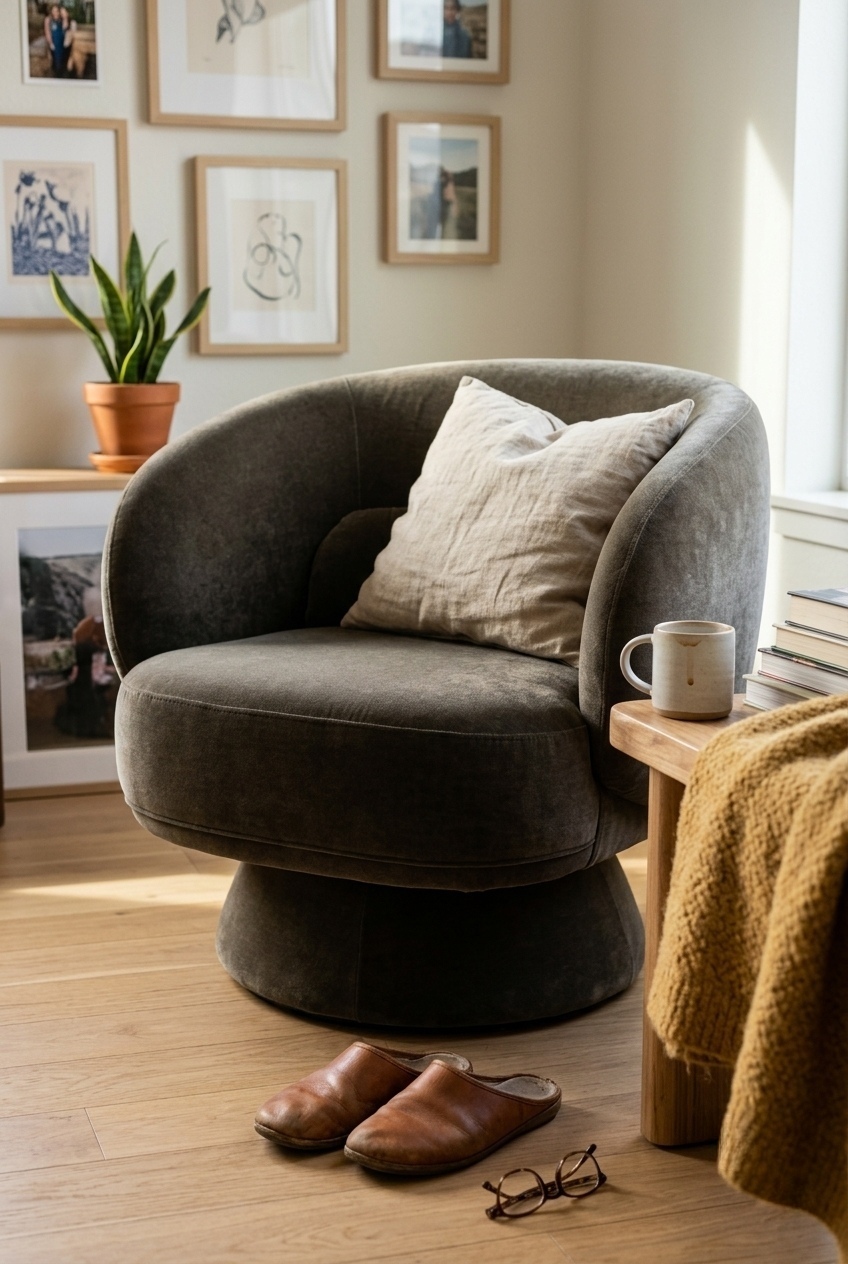 How to Style the Modern Swivel Accent Chair Ideas: Design Tips & Palette Ideas