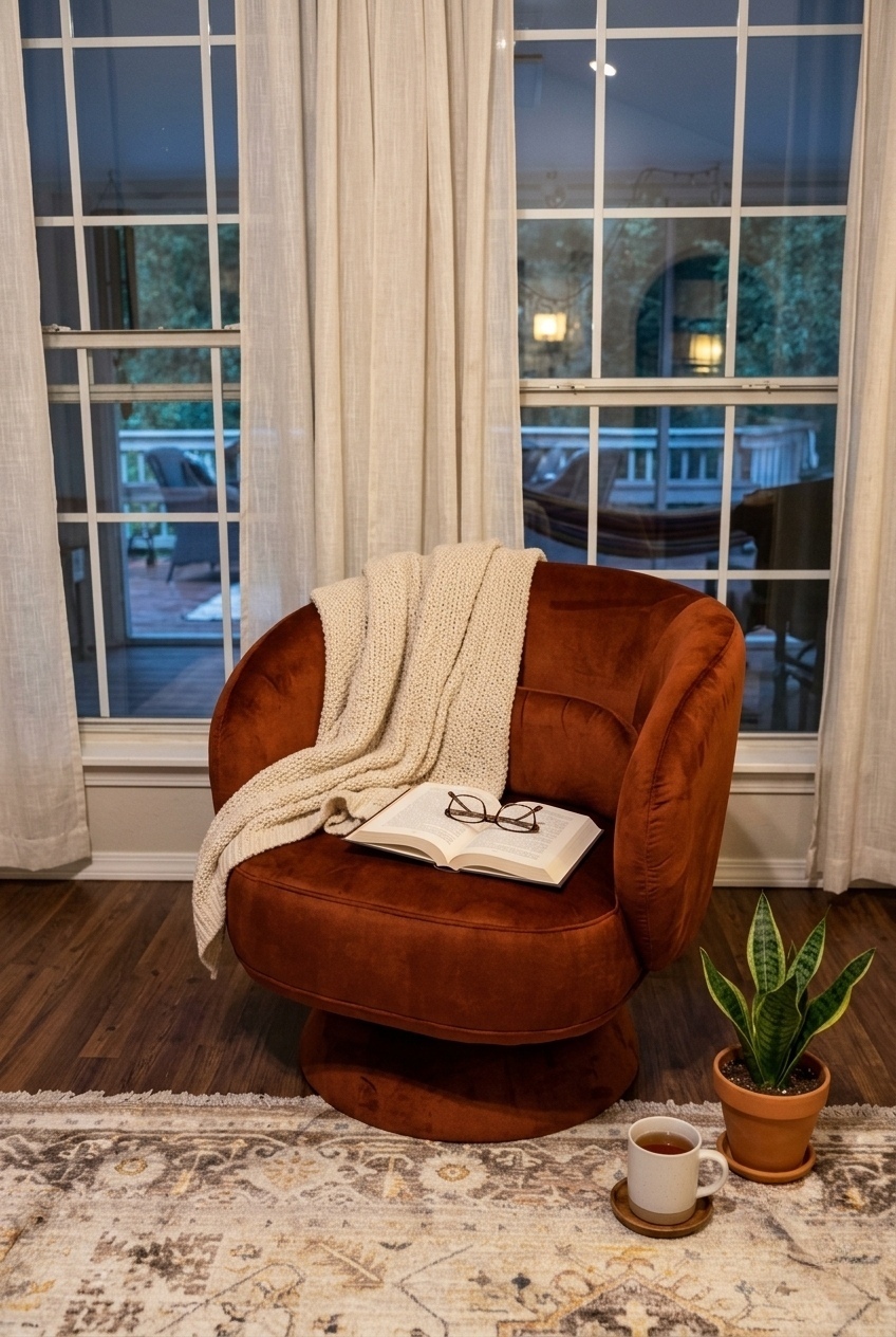 How to Style the Modern Swivel Accent Chair Ideas: Design Tips & Palette Ideas