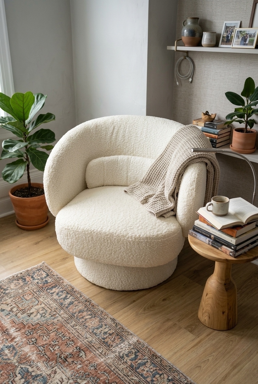 How to Style the Modern Swivel Accent Chair Ideas: Design Tips & Palette Ideas