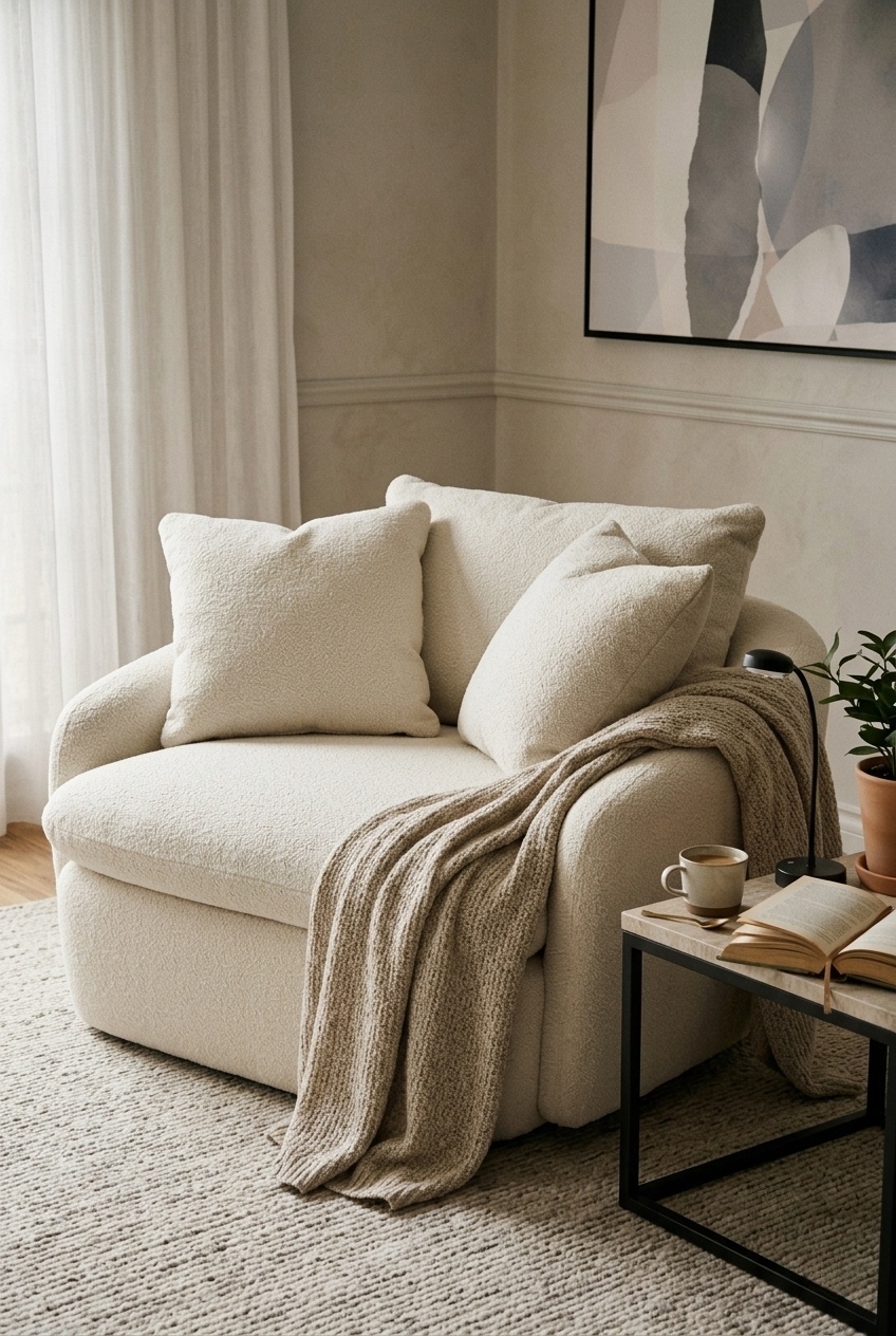 How to Style the Large Swivel Accent Chair Living Room: Design Tips & Palette Ideas