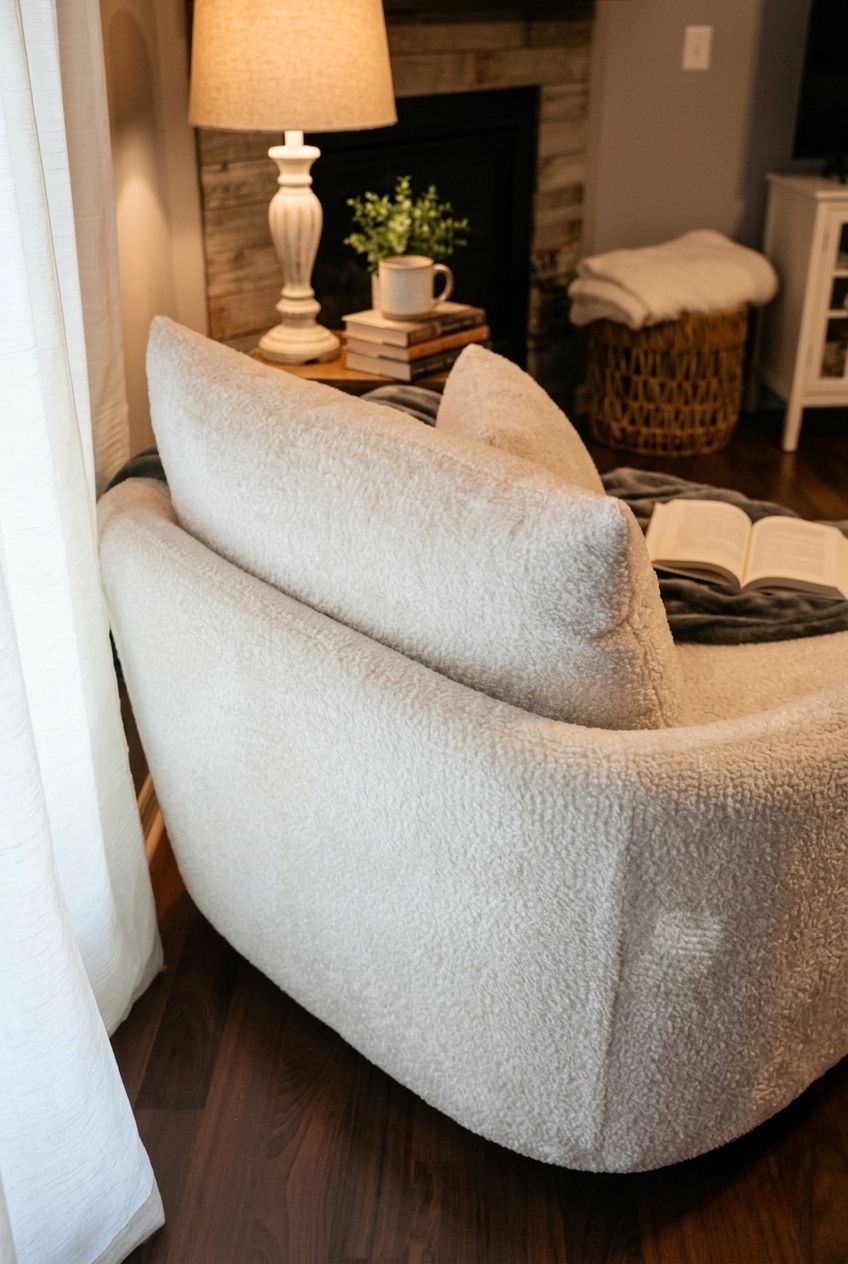 How to Style the Large Swivel Accent Chair Living Room: Design Tips & Palette Ideas
