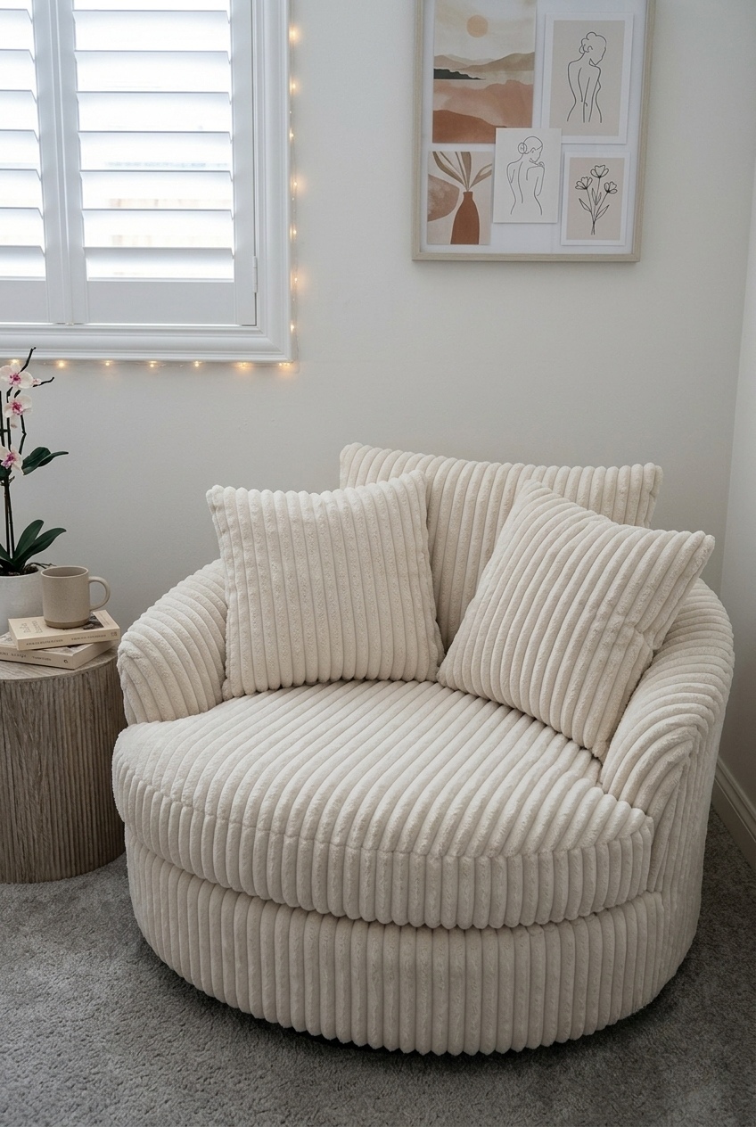 How to Style the Large Swivel Accent Chair Living Room: Design Tips & Palette Ideas