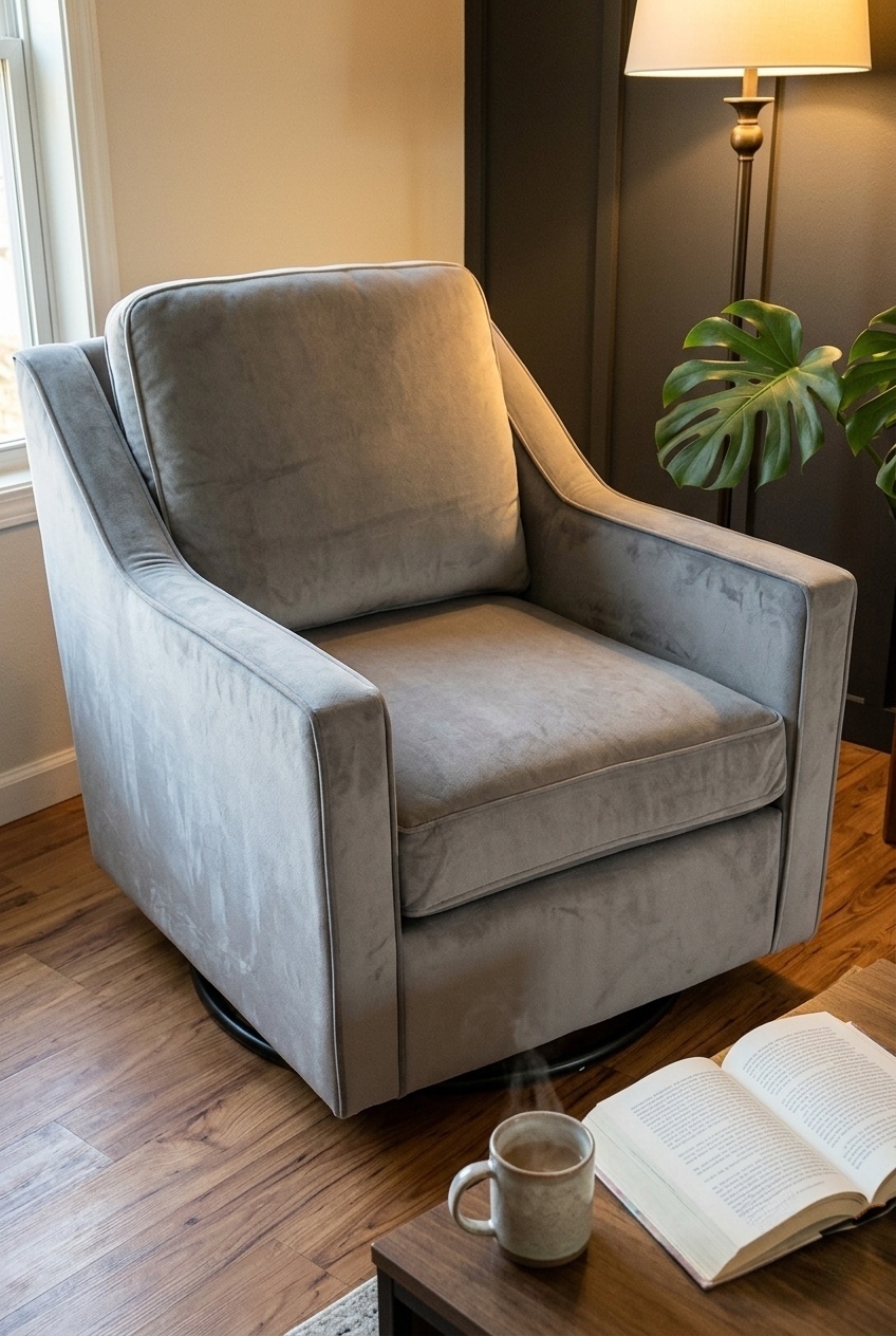How to Style the Modern Wide Swivel Accent Chair: Design Tips & Palette Ideas