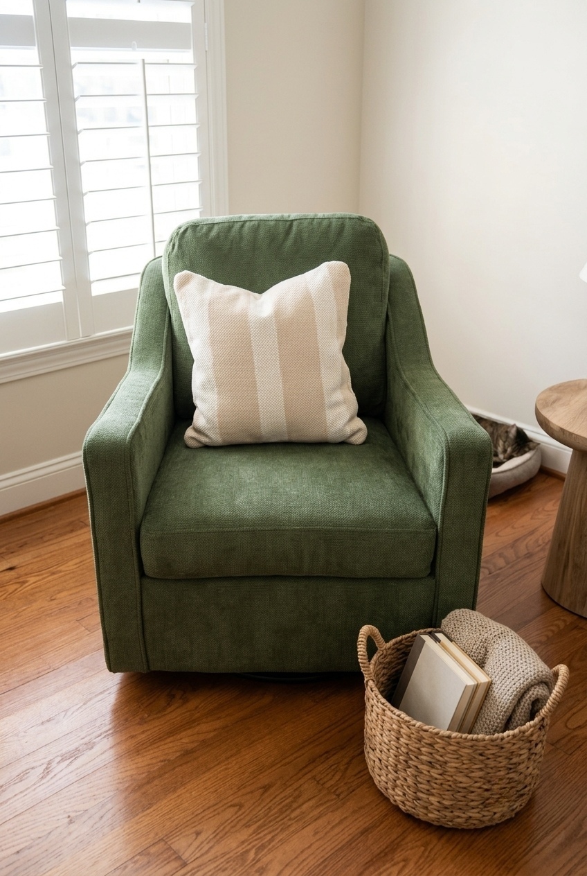 How to Style the Modern Wide Swivel Accent Chair: Design Tips & Palette Ideas