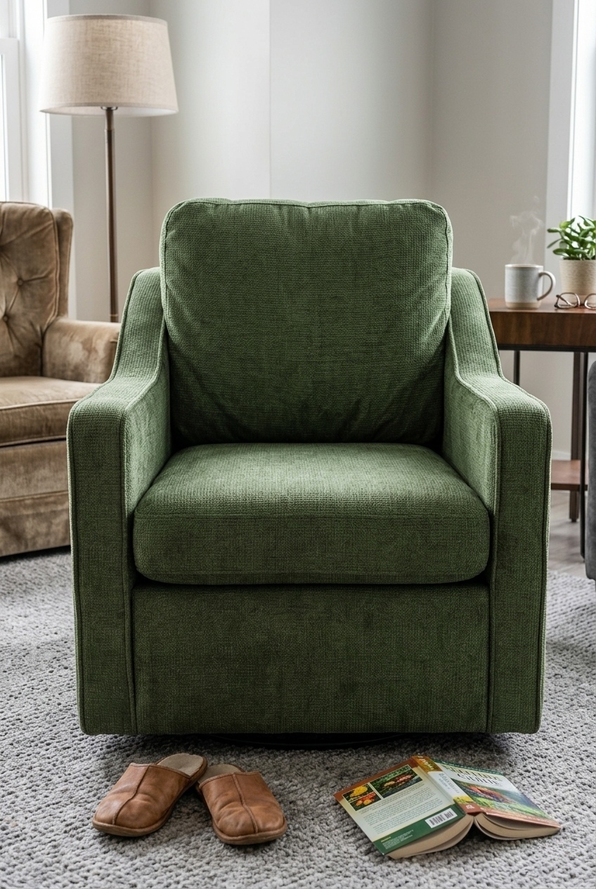 How to Style the Modern Wide Swivel Accent Chair: Design Tips & Palette Ideas