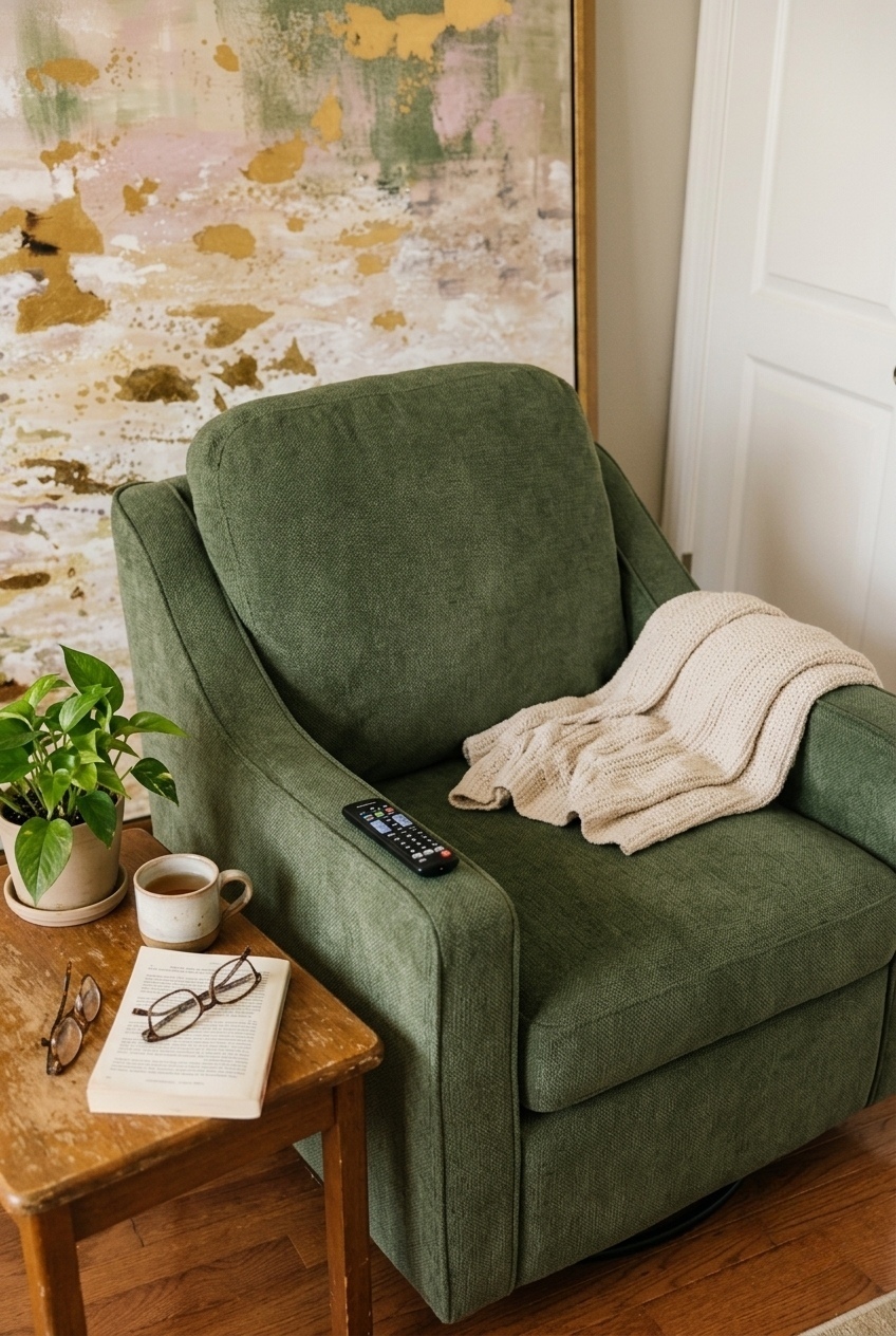 How to Style the Modern Wide Swivel Accent Chair: Design Tips & Palette Ideas