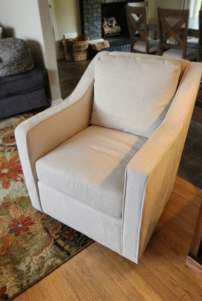 How to Style the Modern Wide Swivel Accent Chair: Design Tips & Palette Ideas