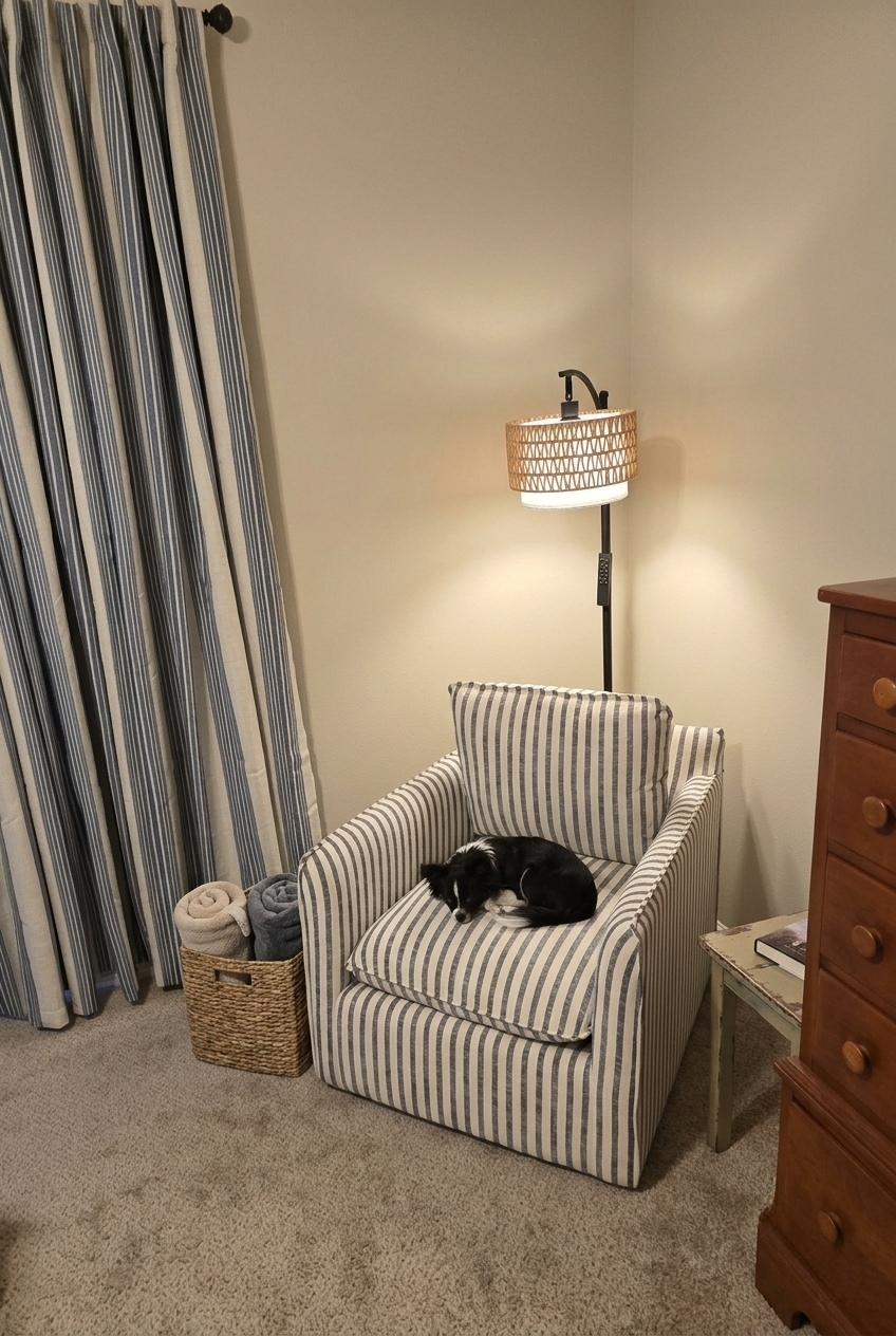How to Style the Modern Stripe Swivel Accent Chair: Design Tips & Palette Ideas
