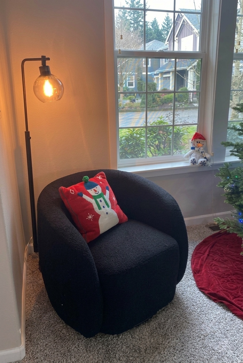 How to Style the Upholstered Swivel Armchair For Living Room: Design Tips & Palette Ideas