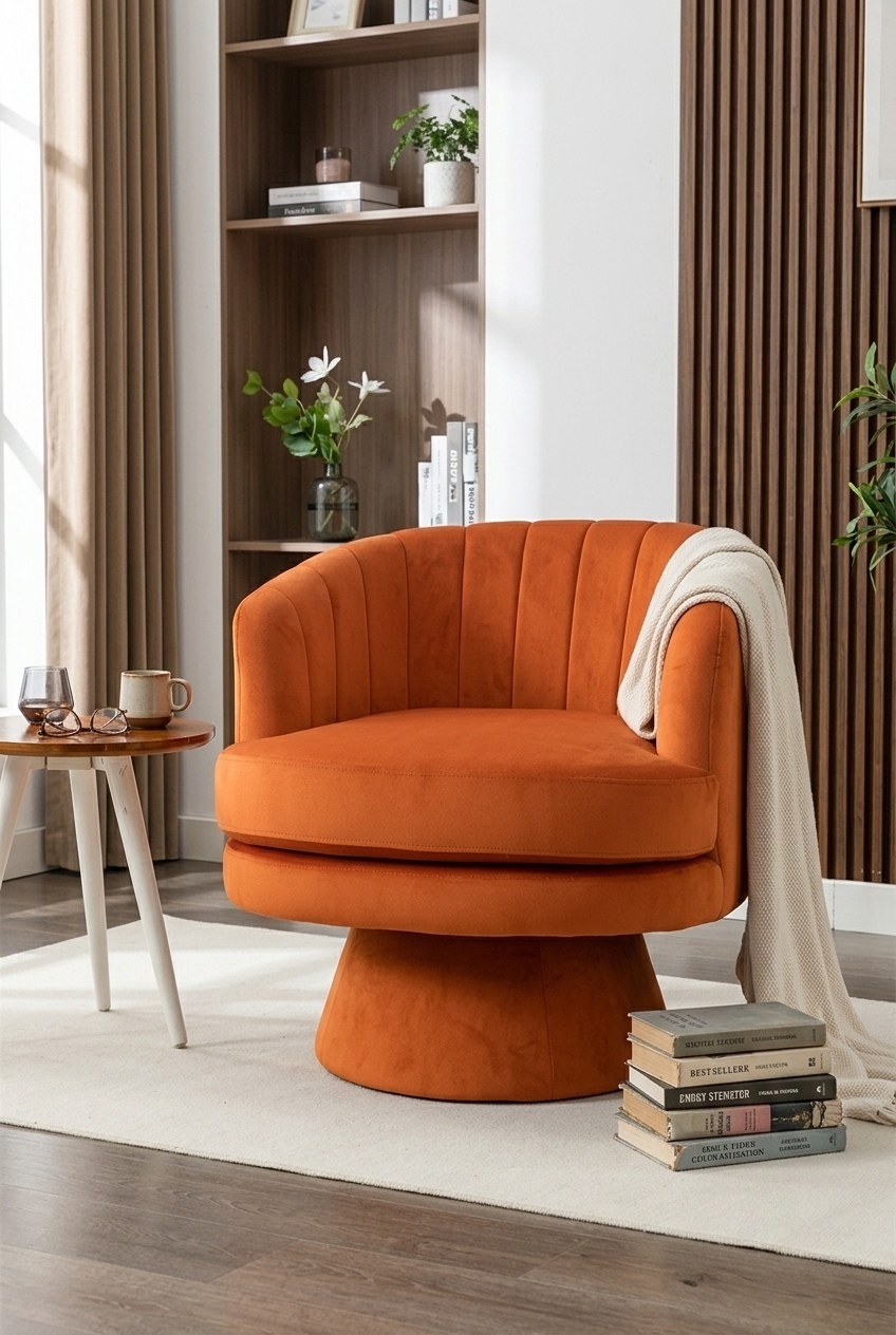How to Style the Modern Swivel Barrel Chair: Design Tips & Palette Ideas