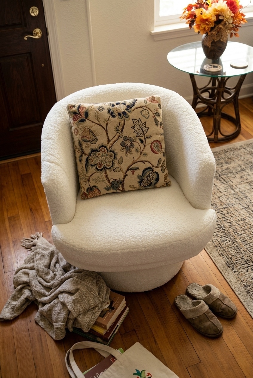 How to Style the Modern Swivel Barrel Chair: Design Tips & Palette Ideas