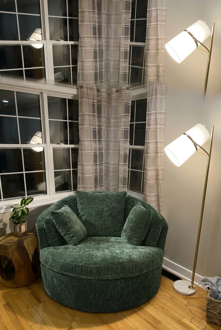 How to Style the Oversized Swivel Barrel Chair For Living Room: Design Tips & Palette Ideas