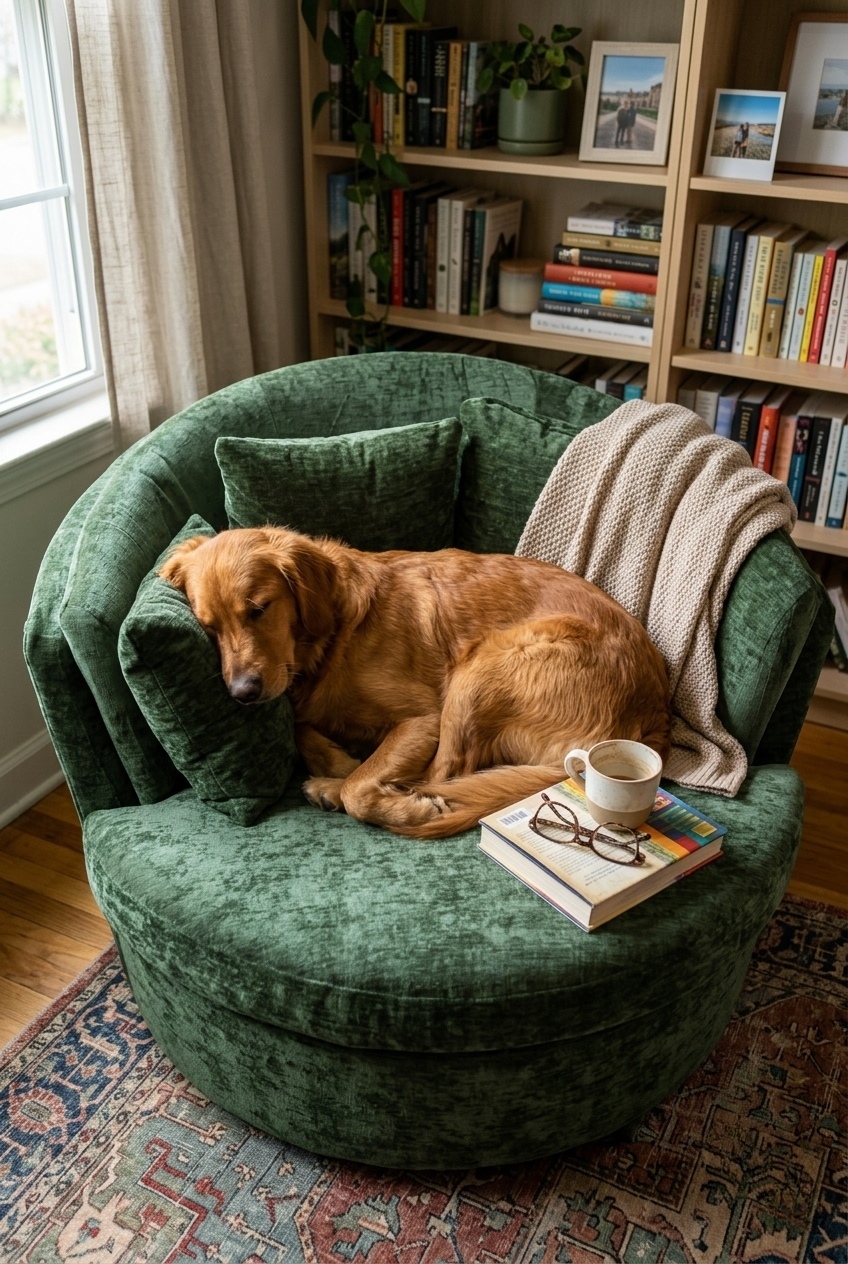 How to Style the Oversized Swivel Barrel Chair For Living Room: Design Tips & Palette Ideas
