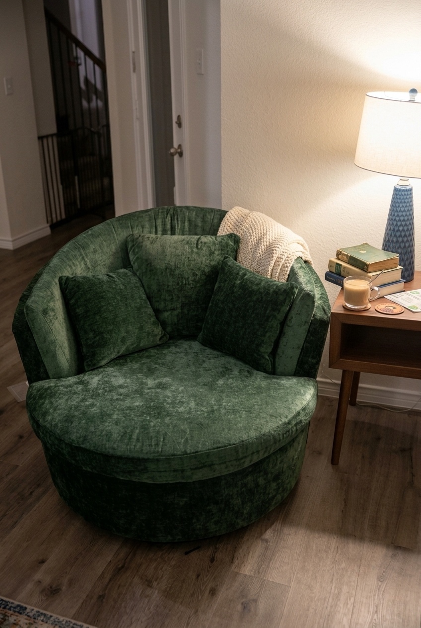 How to Style the Oversized Swivel Barrel Chair For Living Room: Design Tips & Palette Ideas