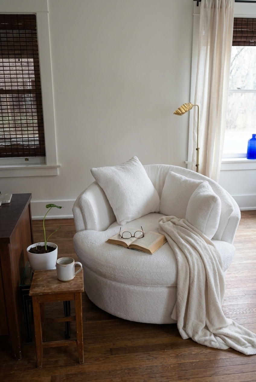 How to Style the Oversized Swivel Barrel Chair For Living Room: Design Tips & Palette Ideas
