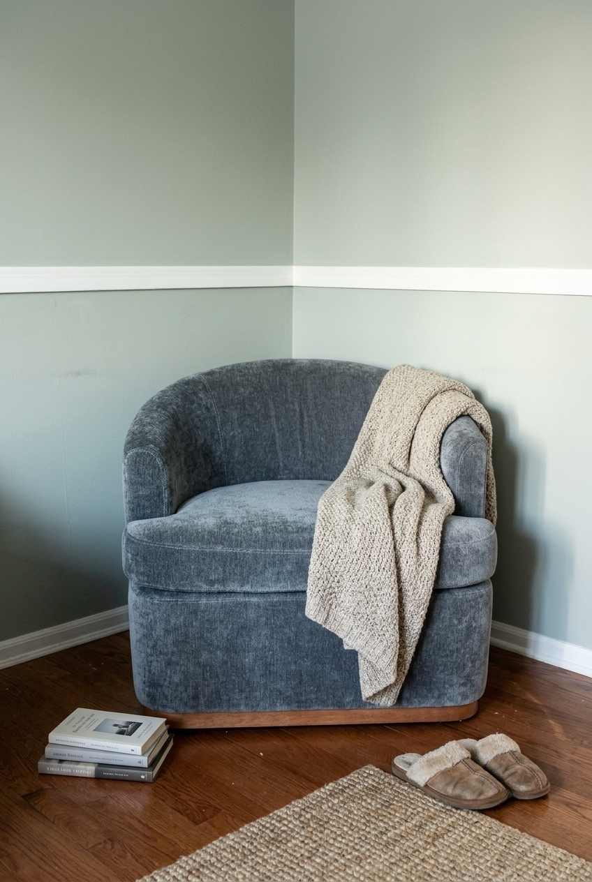 How to Style the Modern Chenille Swivel Accent Chair: Design Tips & Palette Ideas