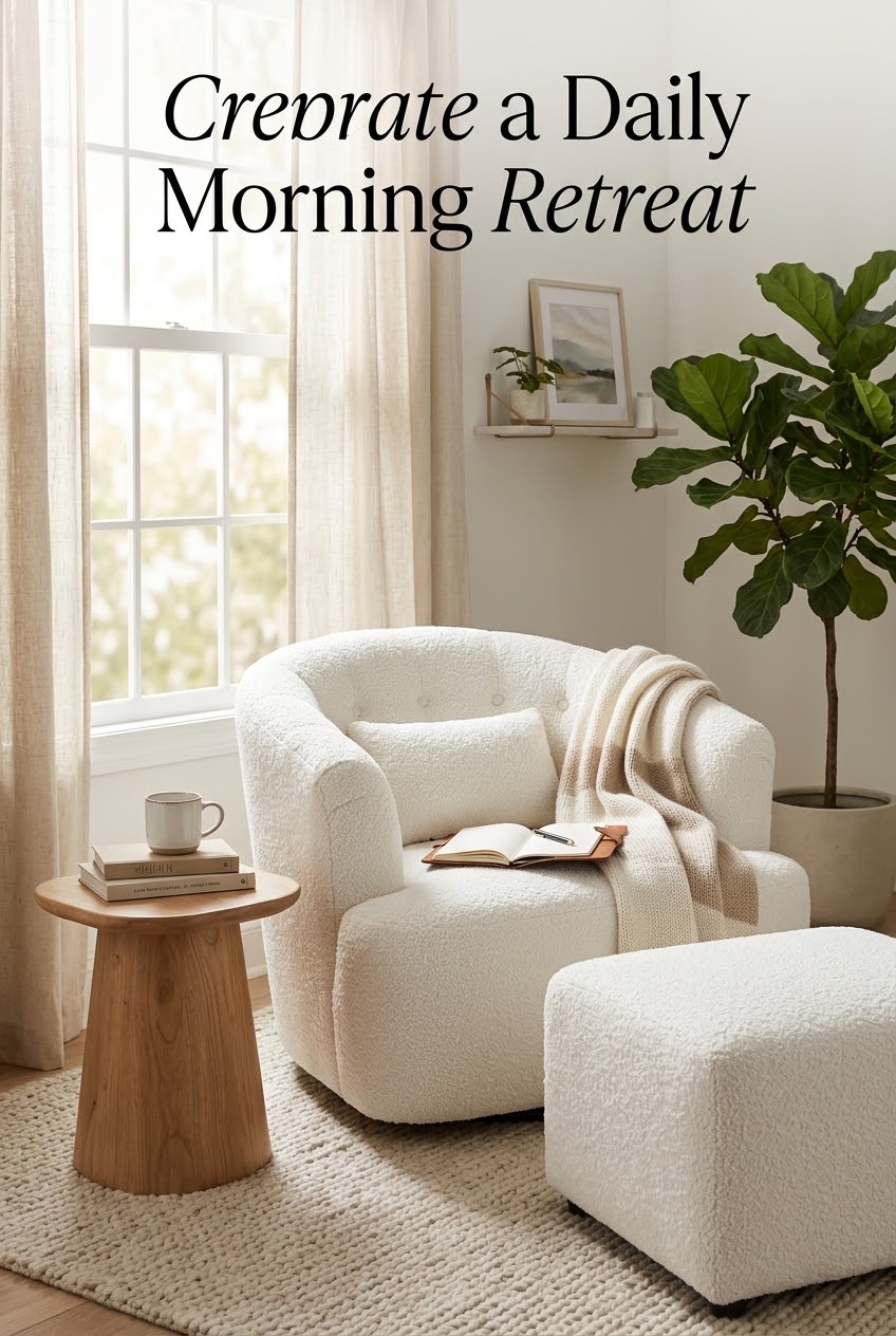 The Art of the Morning Retreat: Transforming Your Bedroom Corner into a Calming Reading Nook