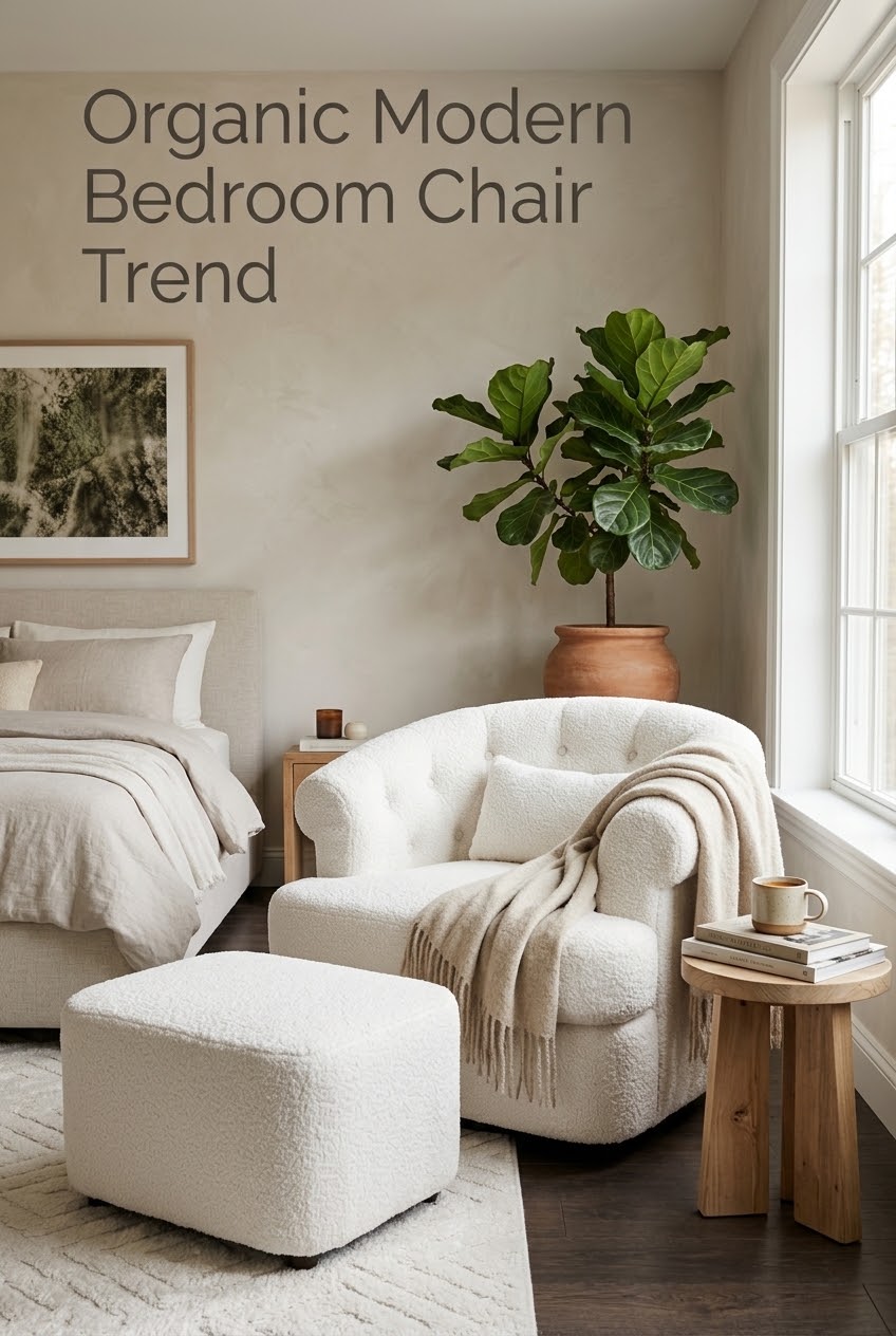 The Organic Modern Bedroom Chair Trend: Why the Swivel Barrel Silhouette Is Dominating Restful Sanctuaries