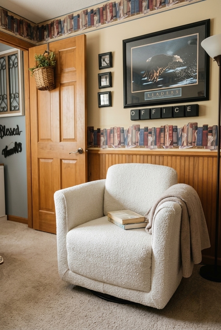 How to Style the Upholstered Swivel Barrel Accent Chair: Design Tips & Palette Ideas