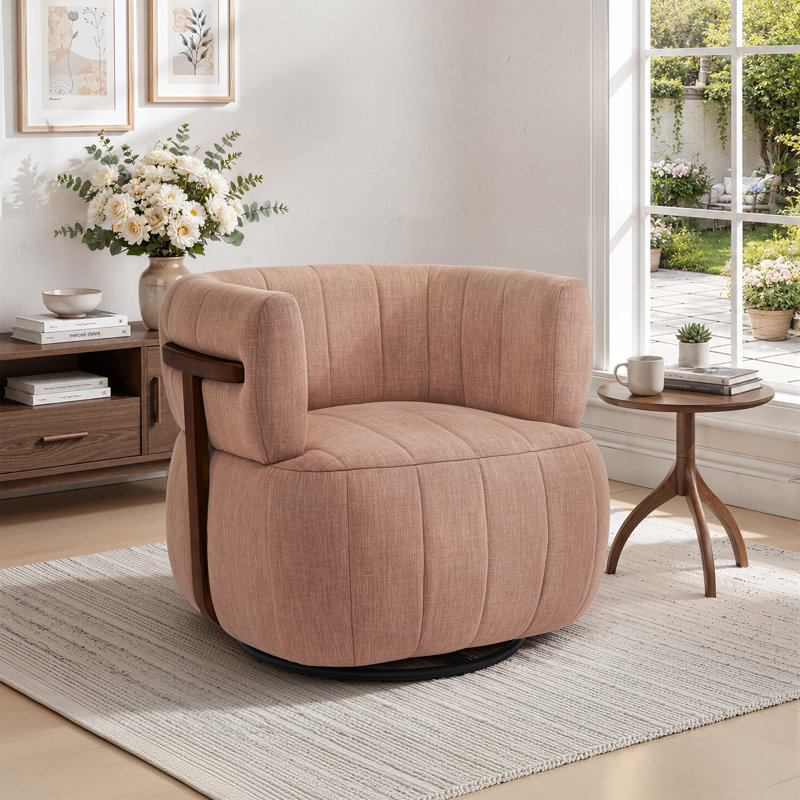 How to Style the Swivel Upholstered Barrel Accent Chairs Living Room: Design Tips & Palette Ideas