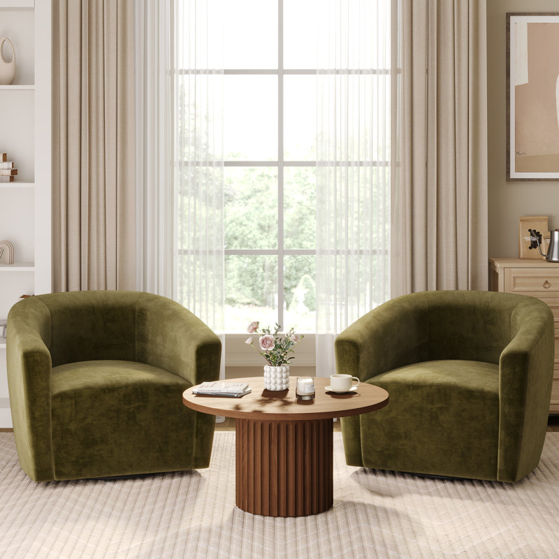 How to Style the Modern Swivel Barrel Accent Chair Living Room: Design Tips & Palette Ideas
