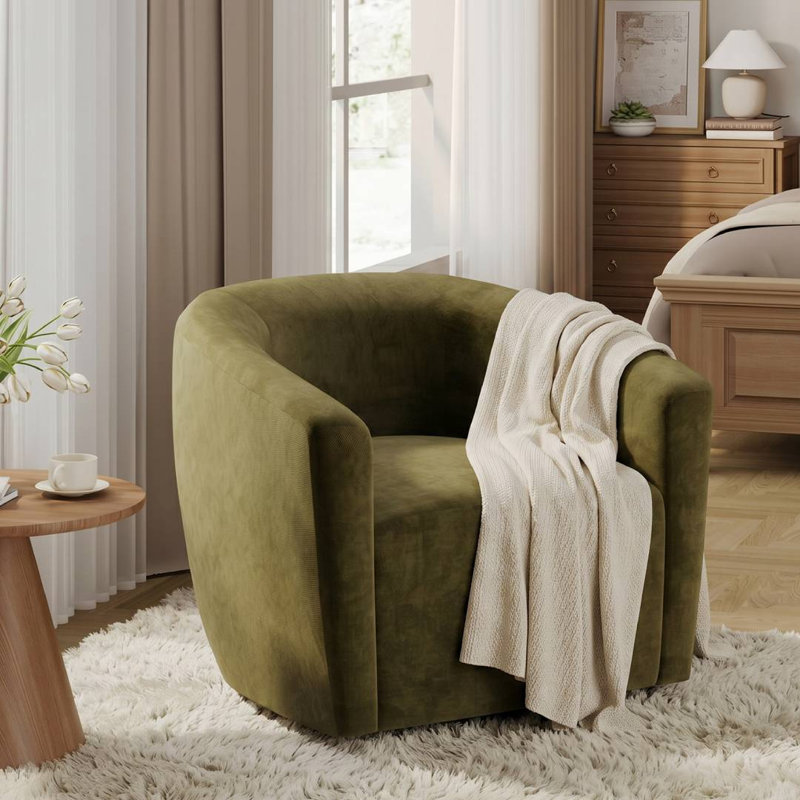 How to Style the Modern Swivel Barrel Accent Chair Living Room: Design Tips & Palette Ideas