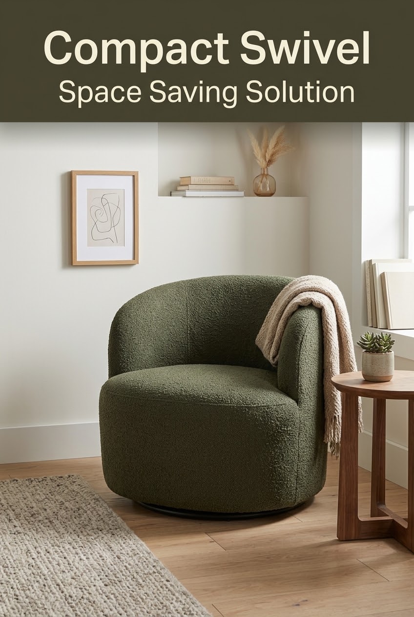 Curved Comfort: How to Style a Cozy Bedroom Reading Nook with Bouclé