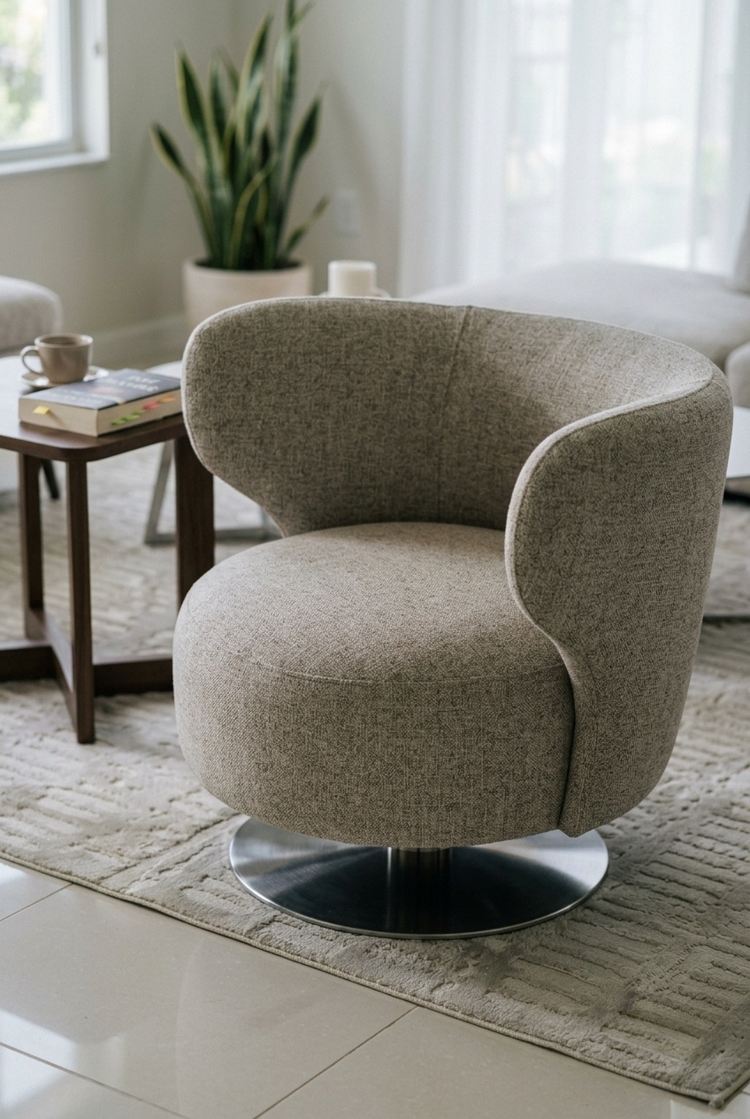 How to Style the Modern Swivel Accent Chairs For Living Room: Design Tips & Palette Ideas
