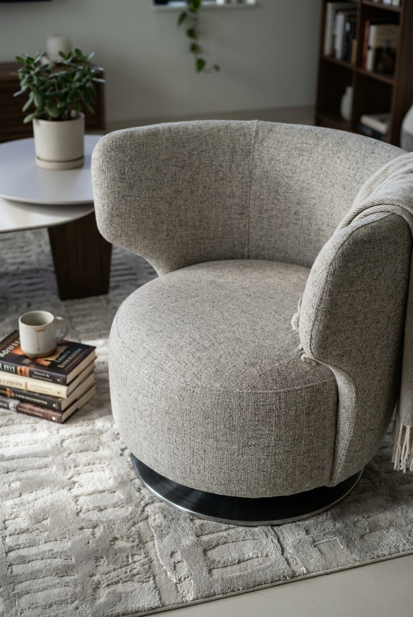 How to Style the Modern Swivel Accent Chairs For Living Room: Design Tips & Palette Ideas