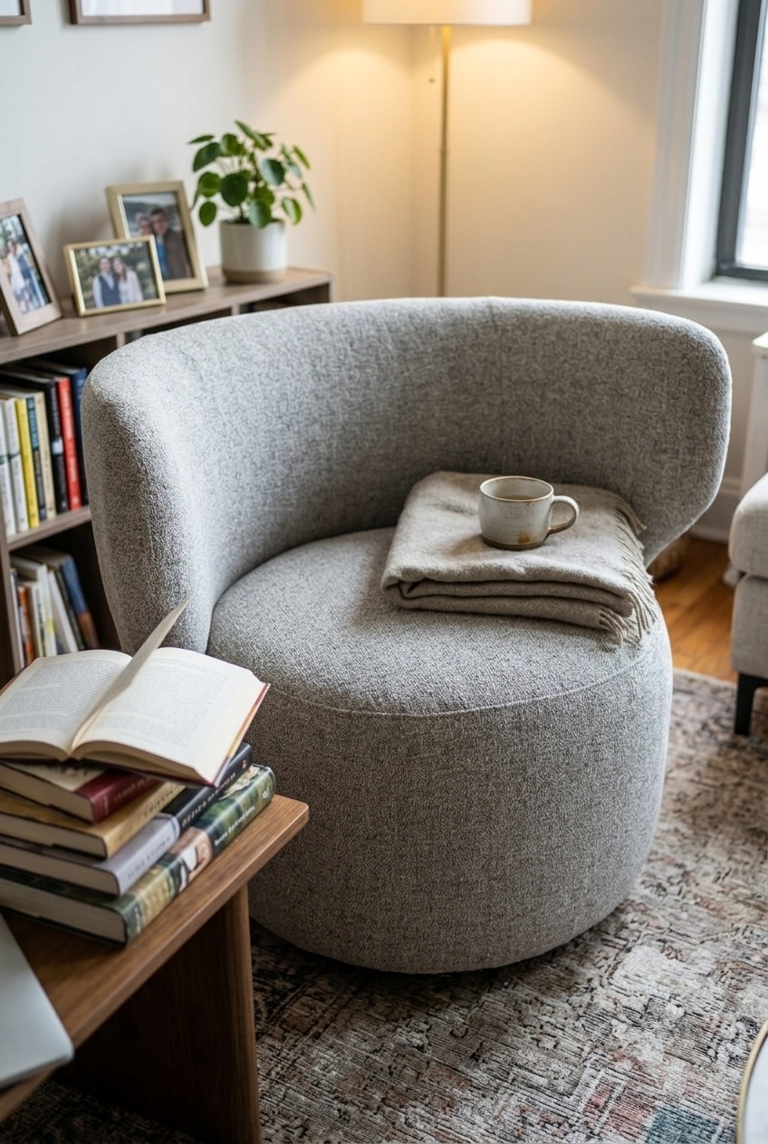 How to Style the Modern Swivel Accent Chairs For Living Room: Design Tips & Palette Ideas