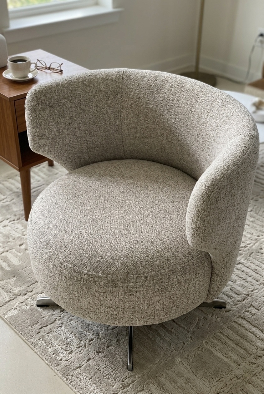 How to Style the Modern Swivel Accent Chairs For Living Room: Design Tips & Palette Ideas