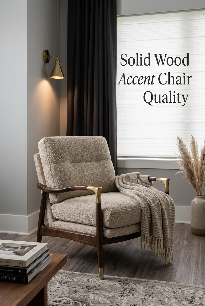 The Art of the Bedroom Nook: Styling Warm Walnut Accent Chairs with Mid-Century Precision