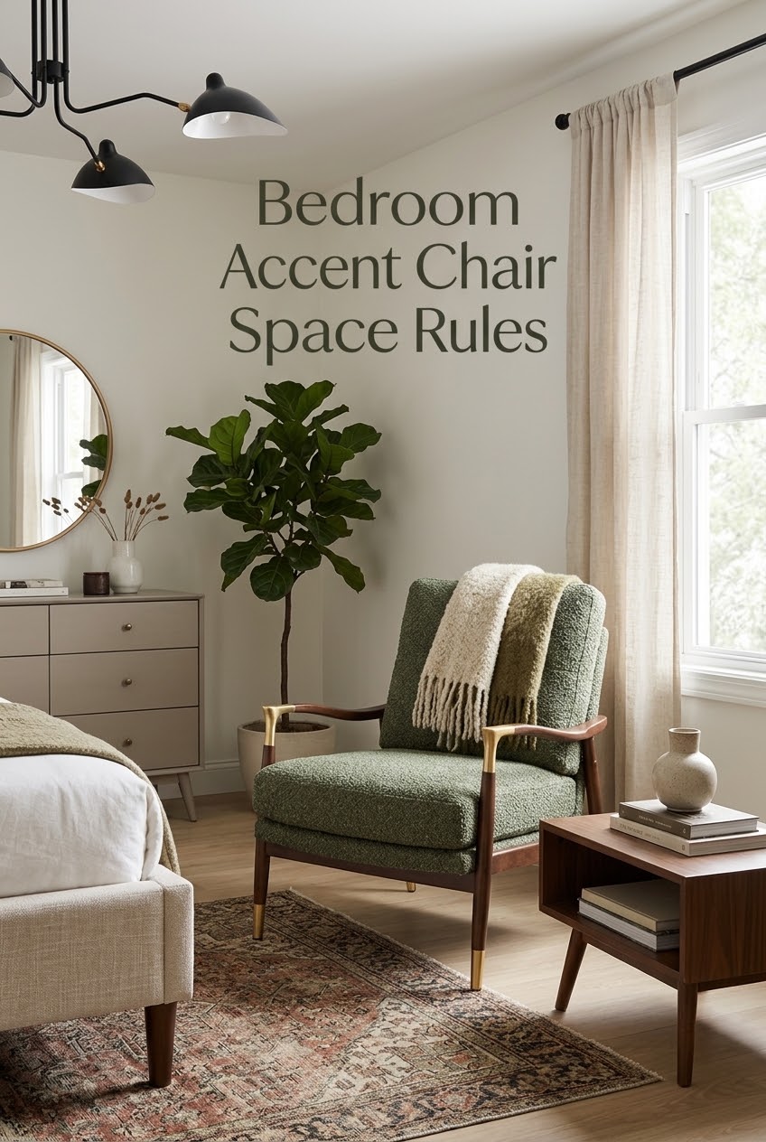 The Art of Proportion: Bedroom Accent Chair Space Rules for Quiet Corners